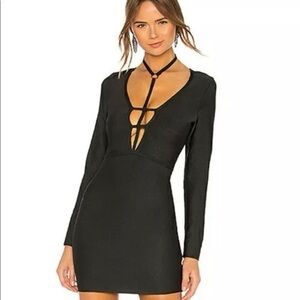 By The Way Strappy Black Bodycon Mini Dress